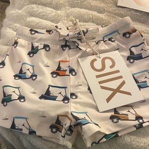 Golf Cart Print Swim Shorts